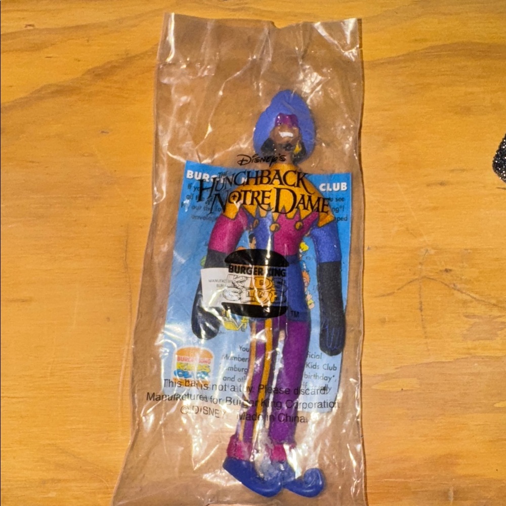 Disney Hunchback vintage Burger King